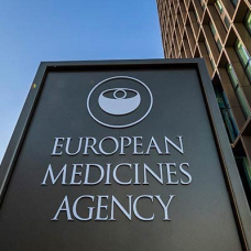 Entrada a la Agencia Europea del Medicamento.