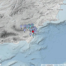 Registrado un terremoto de magnitud 3,4 con epicentro en Los Gallardos (Almería).