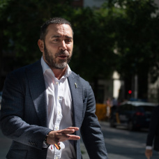 El empresario Víctor de Aldama a su salida de la Audiencia Nacional
