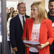 La delegada del Gobierno en la Comunidad Valenciana y cabeza de lista del PSPV-PSOE en Valencia, Pilar Bernabé.