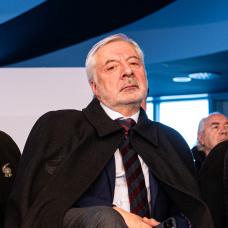 El exministro de Fomento, José Blanco, durante la LVI Feira do Cocido de Lalín, a 4 de febrero de 2024, en Lalín, Pontevedra, Galicia (España). 
Elena Fernández / Europa Press
04/2/2024