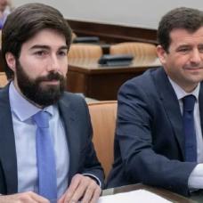 Los diputados de Vox Manuel Mariscal y Ricardo Chamorro
