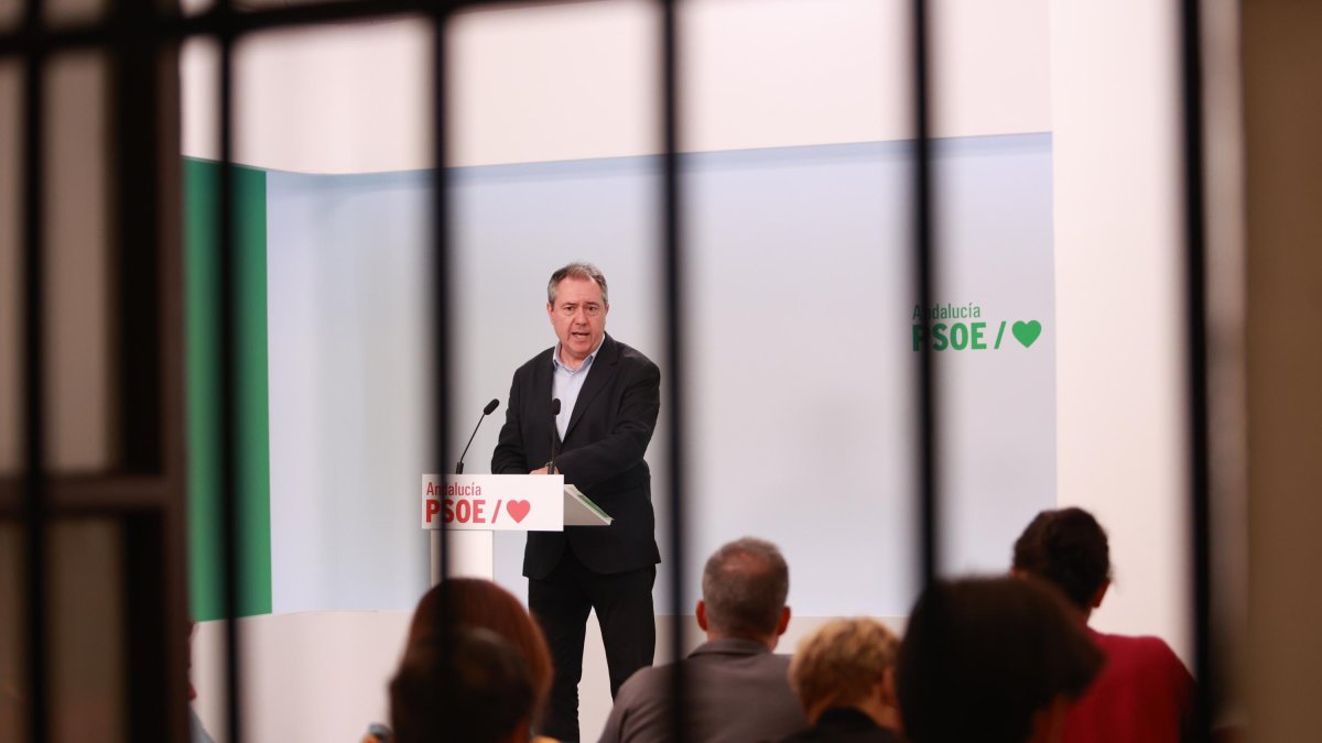 El secretario general del PSOE-A, Juan Espadas.