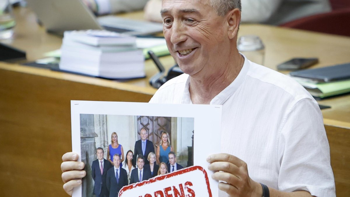 El portavoz de Compromís en Les Corts, Joan Baldoví