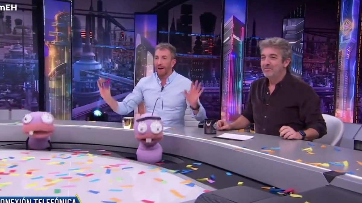 Pablo Motos y Ricardo Darín, en 'El Hormiguero'