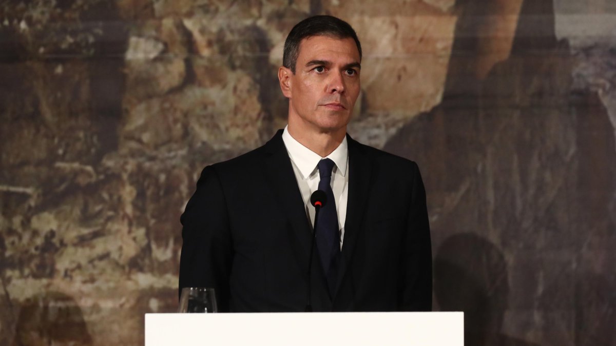 Pedro Sánche en la Cumbre EU-MED9 2024, ayer viernes.