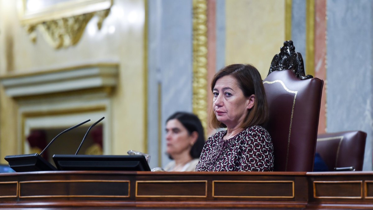 La presidenta del Congreso, Francina Armengol