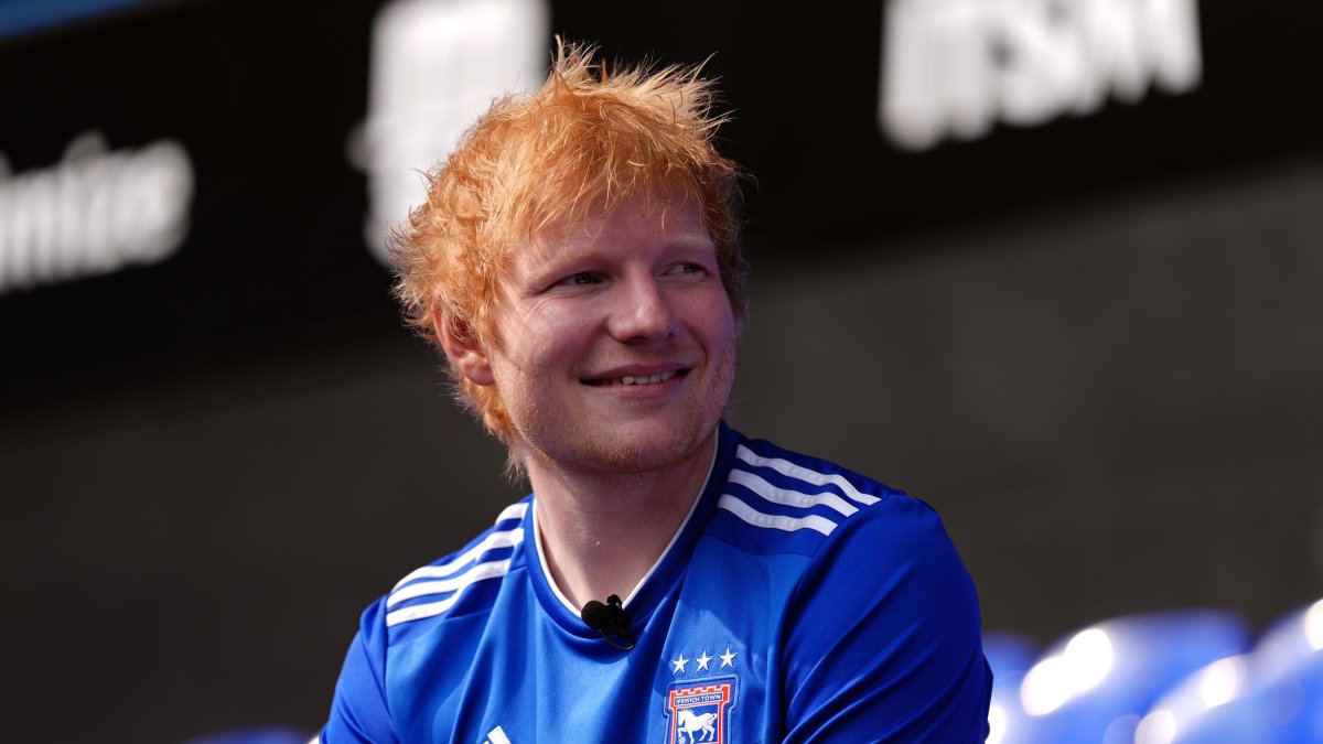 El cantante británico Ed Sheeran