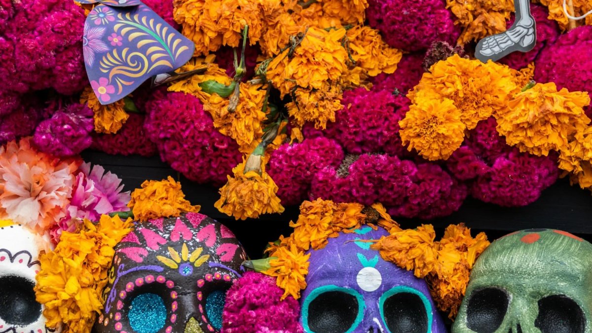 El colorido del Día de Muertos es uno de sus atractivos