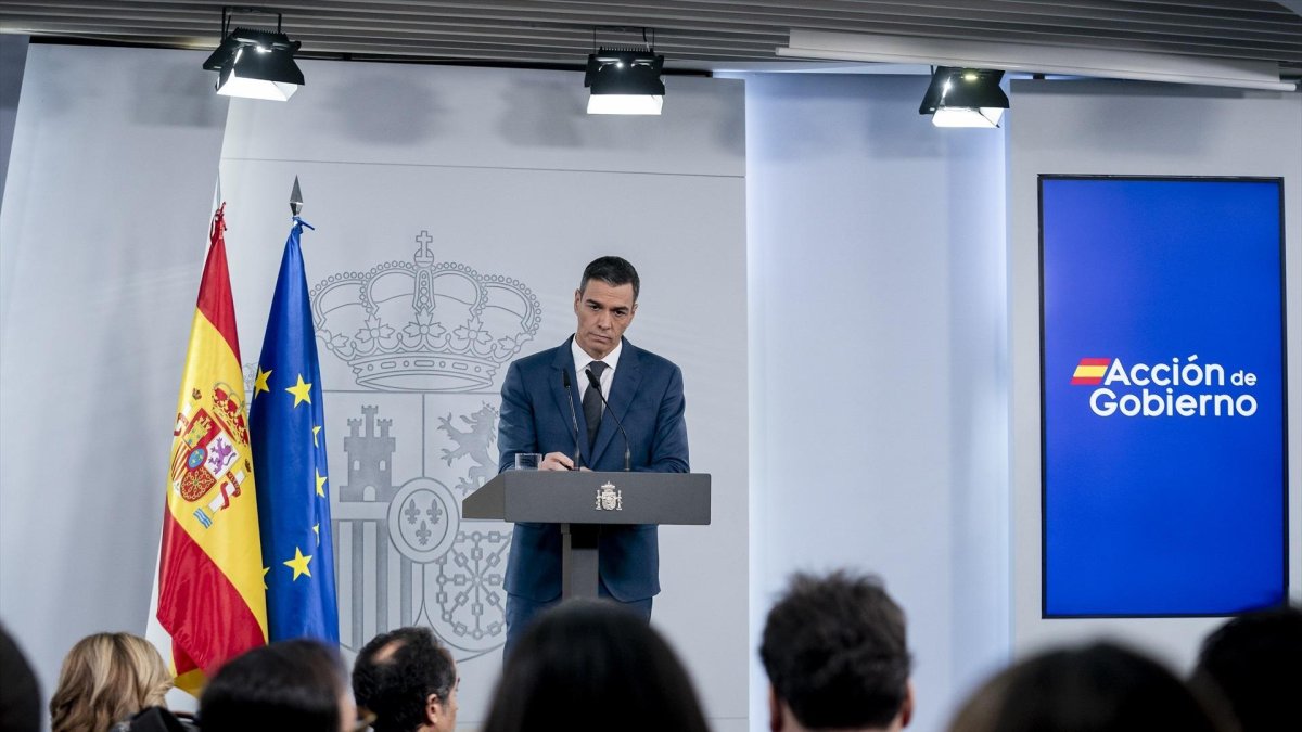 El presidente del Gobierno, Pedro Sánchez.