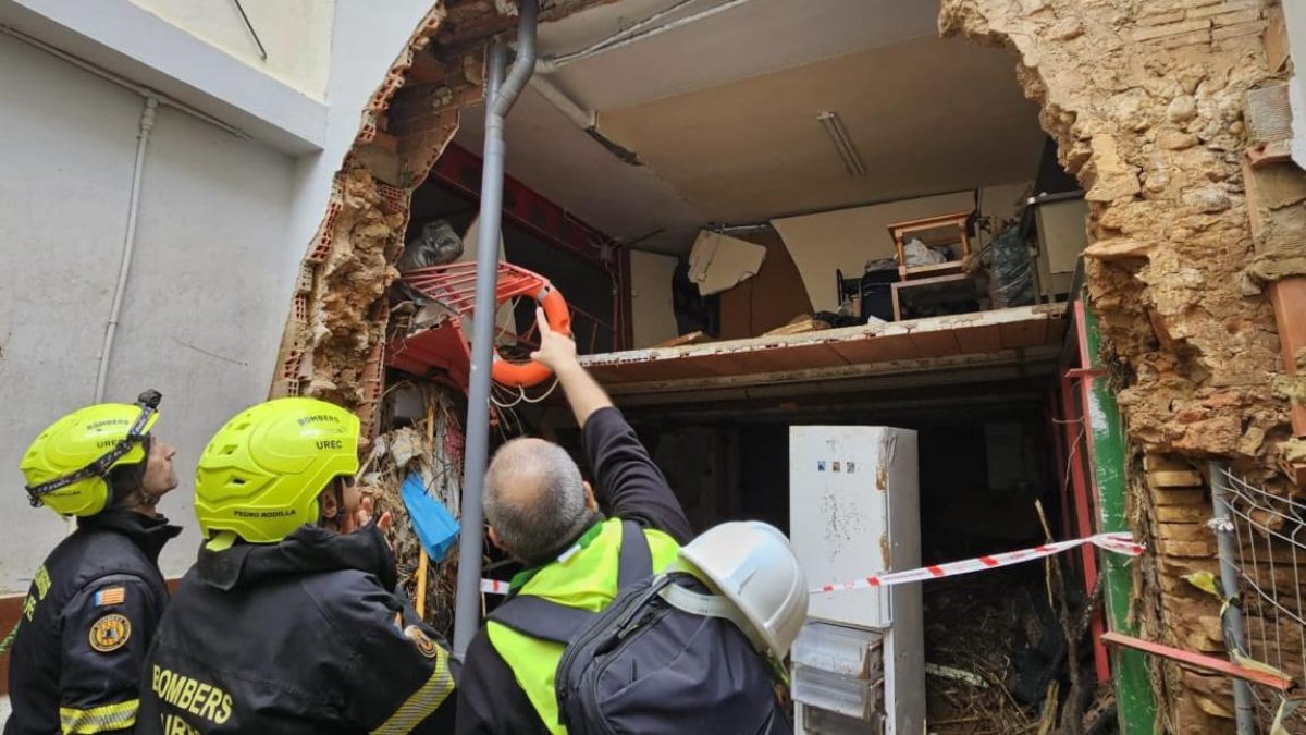 Vivienda afectada por la DANA