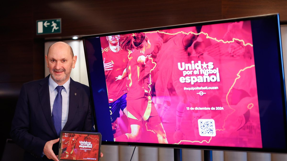 Rafael Louzán, nuevo presidente de la Real Federación Española de Fútbol.