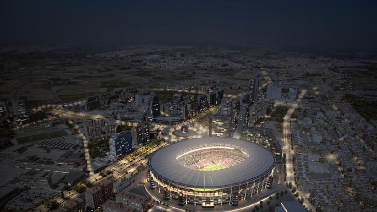 Render del Nou Mestalla