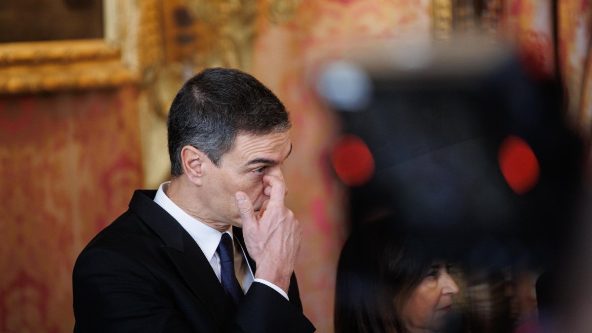 El presidente del Gobierno, Pedro Sánchez
