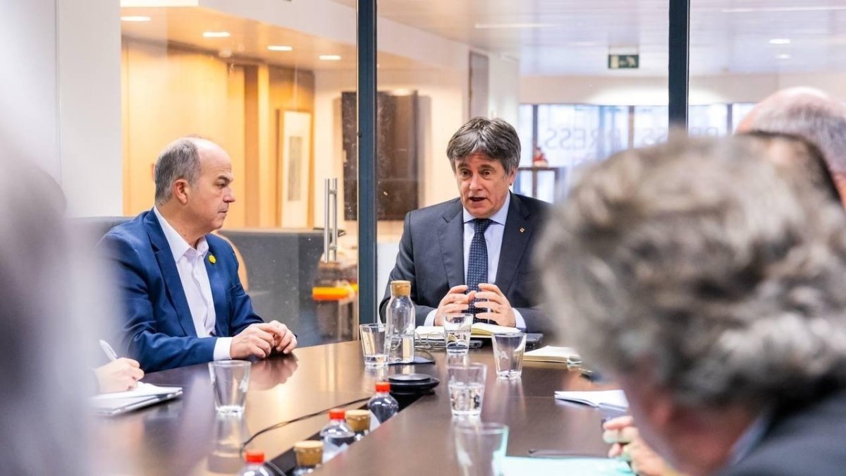 El presidente de Junts, Carles Puigdemont