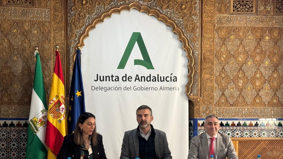 Los consejeros de Agricultura y Pesca de Andalucía, Comunidad Valenciana y Murcia