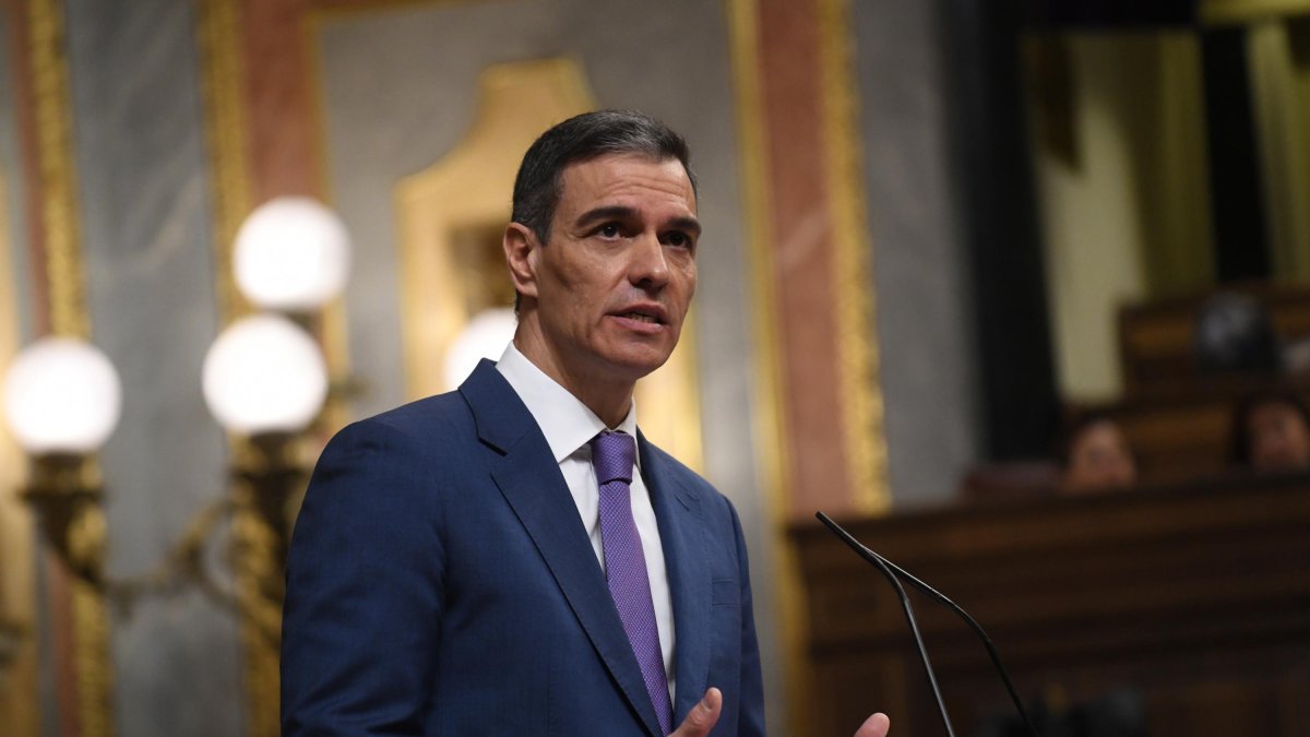 El presidente del Gobierno, Pedro Sánchez