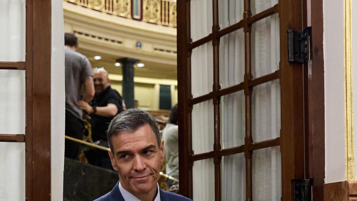 El presidente del Gobierno, Pedro Sánchez