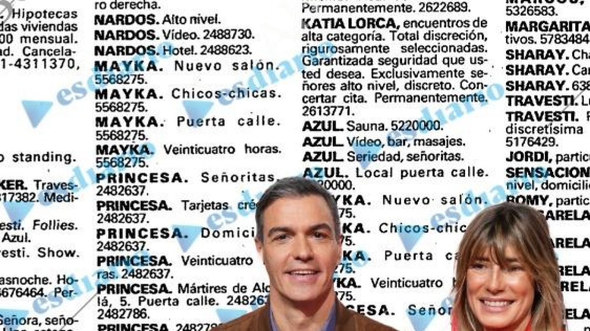 Anuncios de las saunas de Sabiniano Gómez.