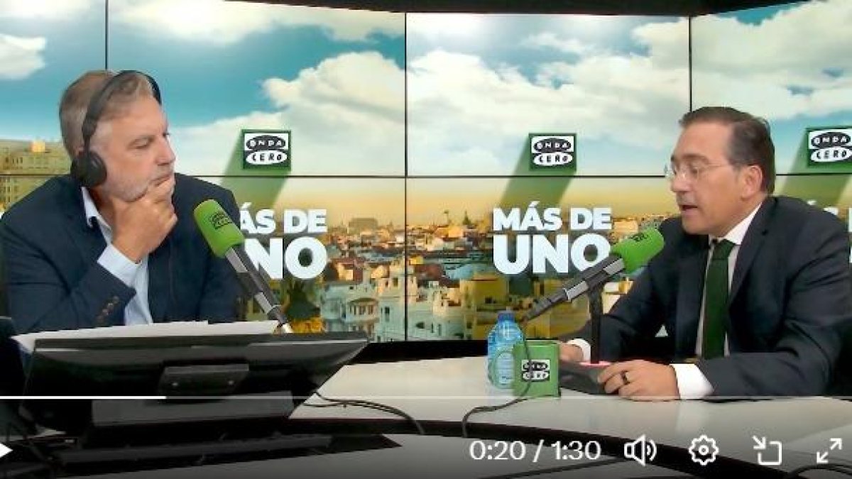 
                Alsina alucina con Albares por su blanqueamiento de Puigdemont
             