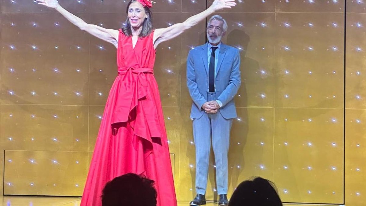 María Barranco e Imanol Arias, en un momento de la obra