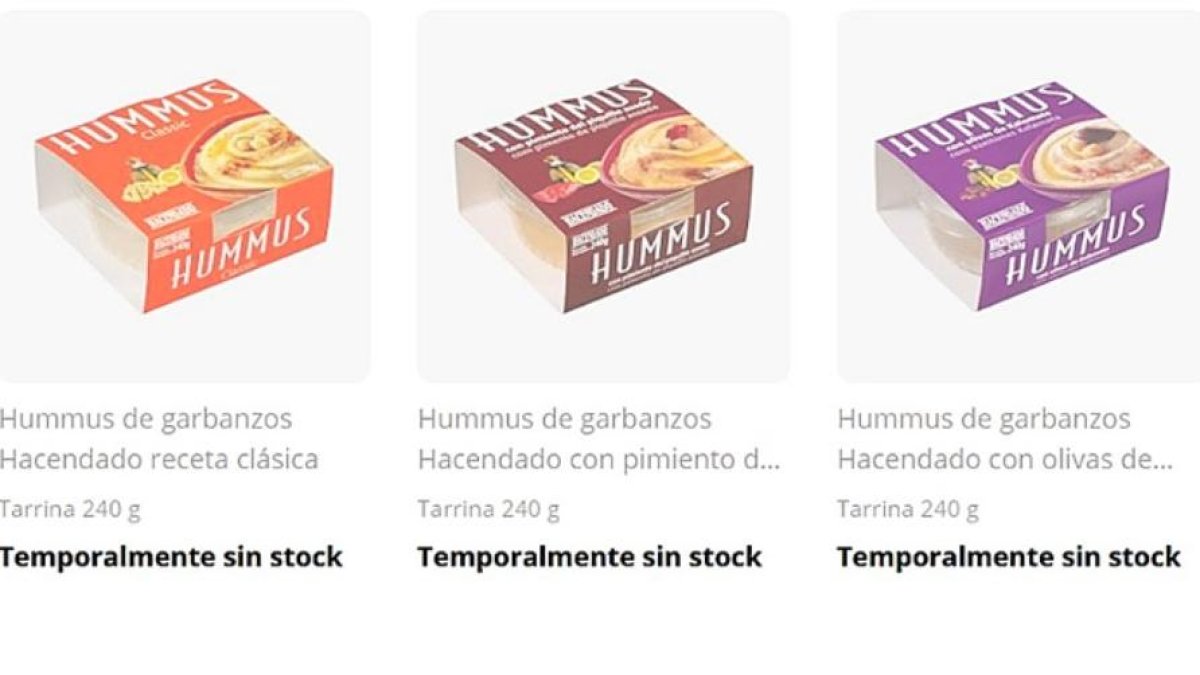 Hummus de Mercadona