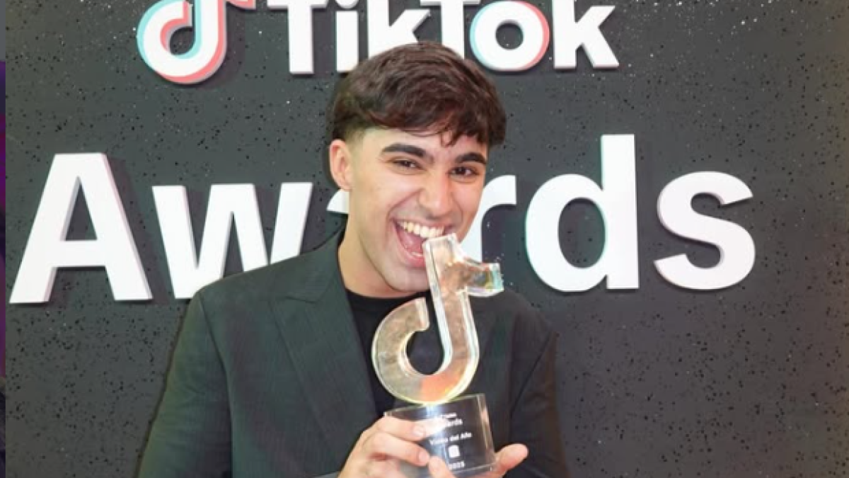 Pablo Vera en los Tik Tok Awards 2025