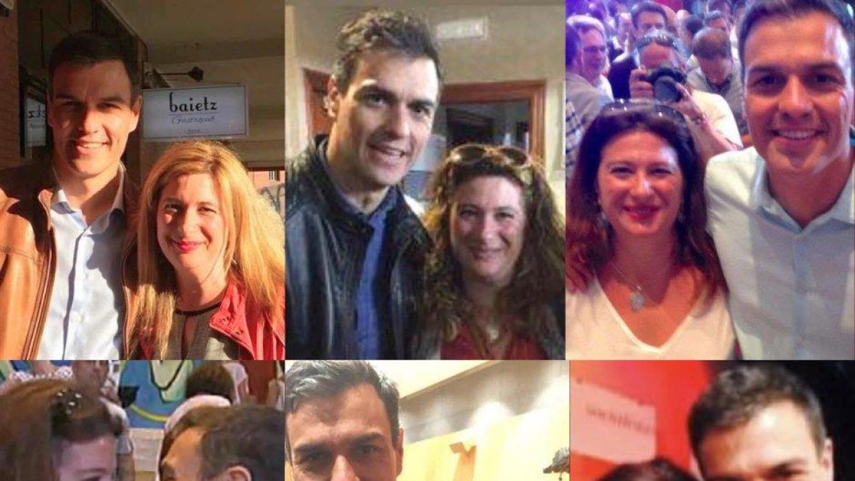 Pedro Sánchez y Leire Díez