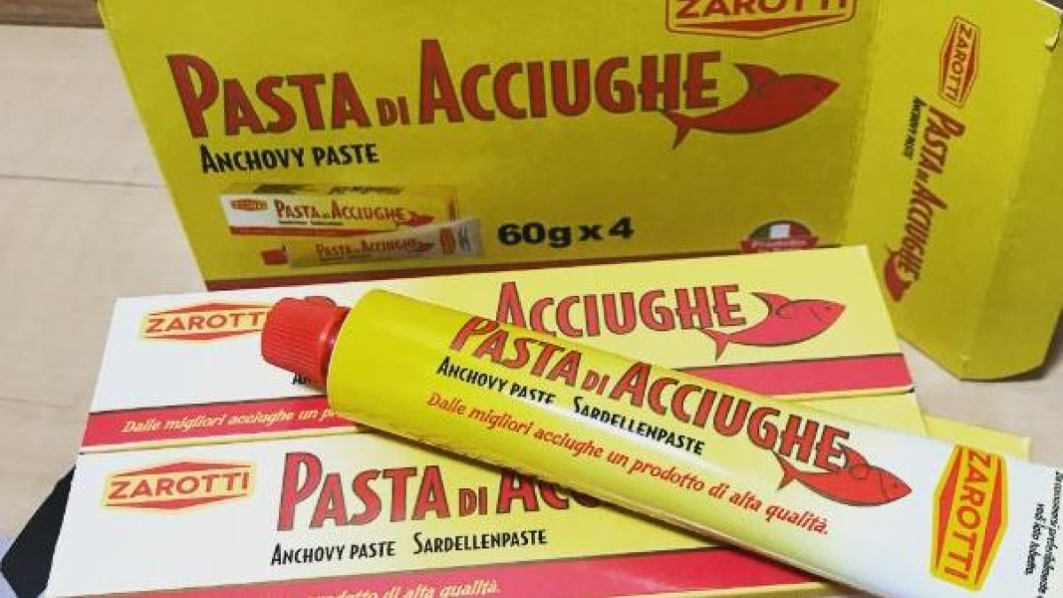 Pasta anchoas marca Zarotti