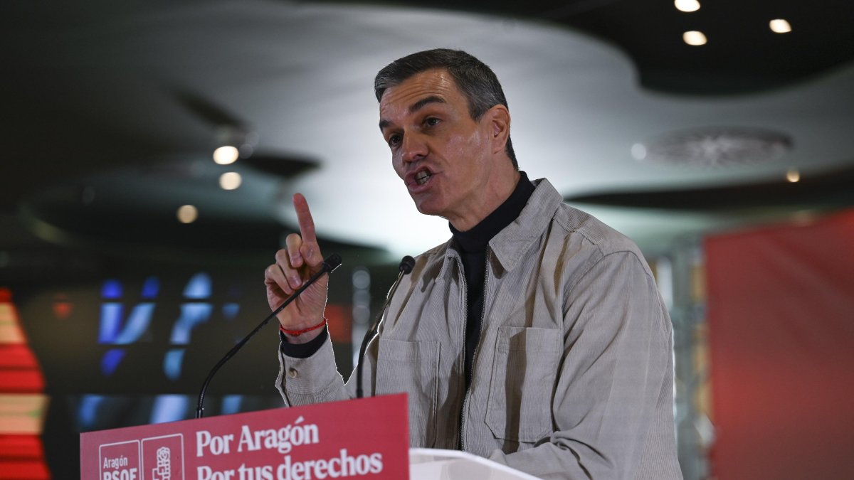 El secretario general del PSOE y presidente del Gobierno, Pedro Sánchez