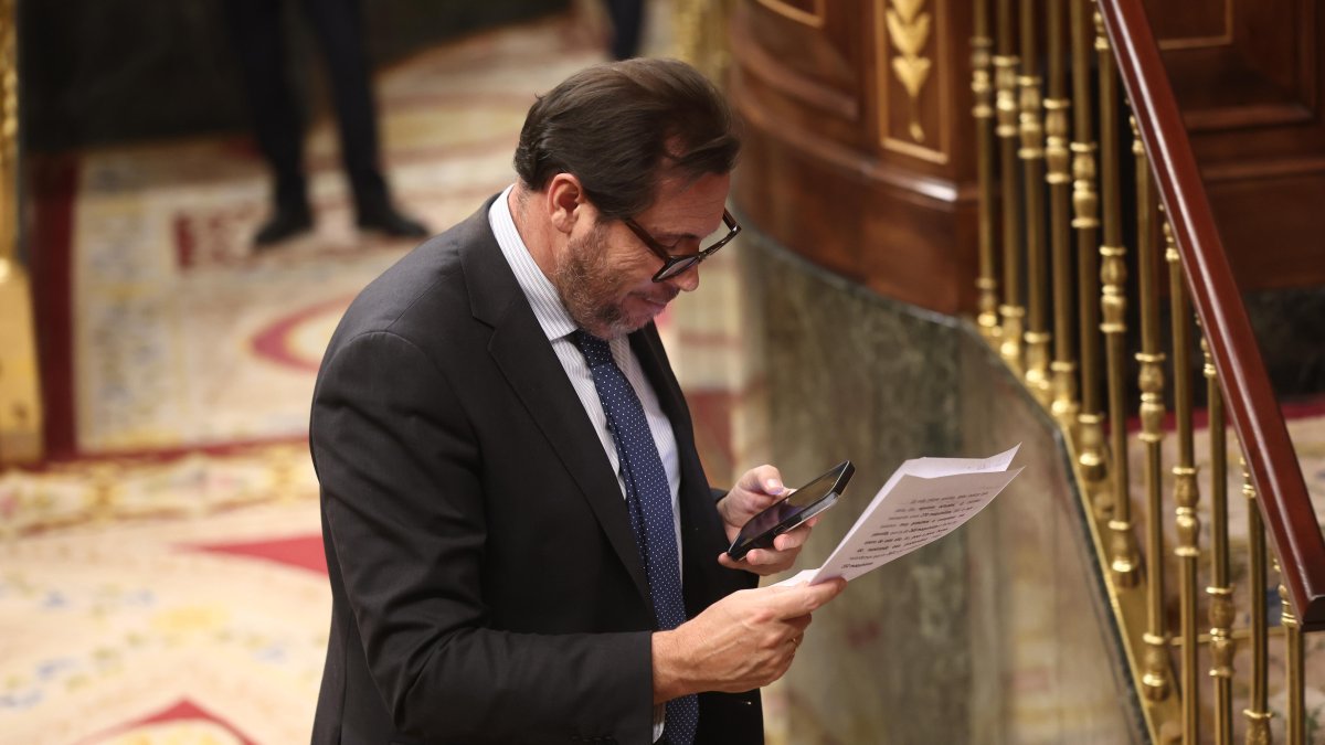 El ministro de Transporte, Óscar Puente