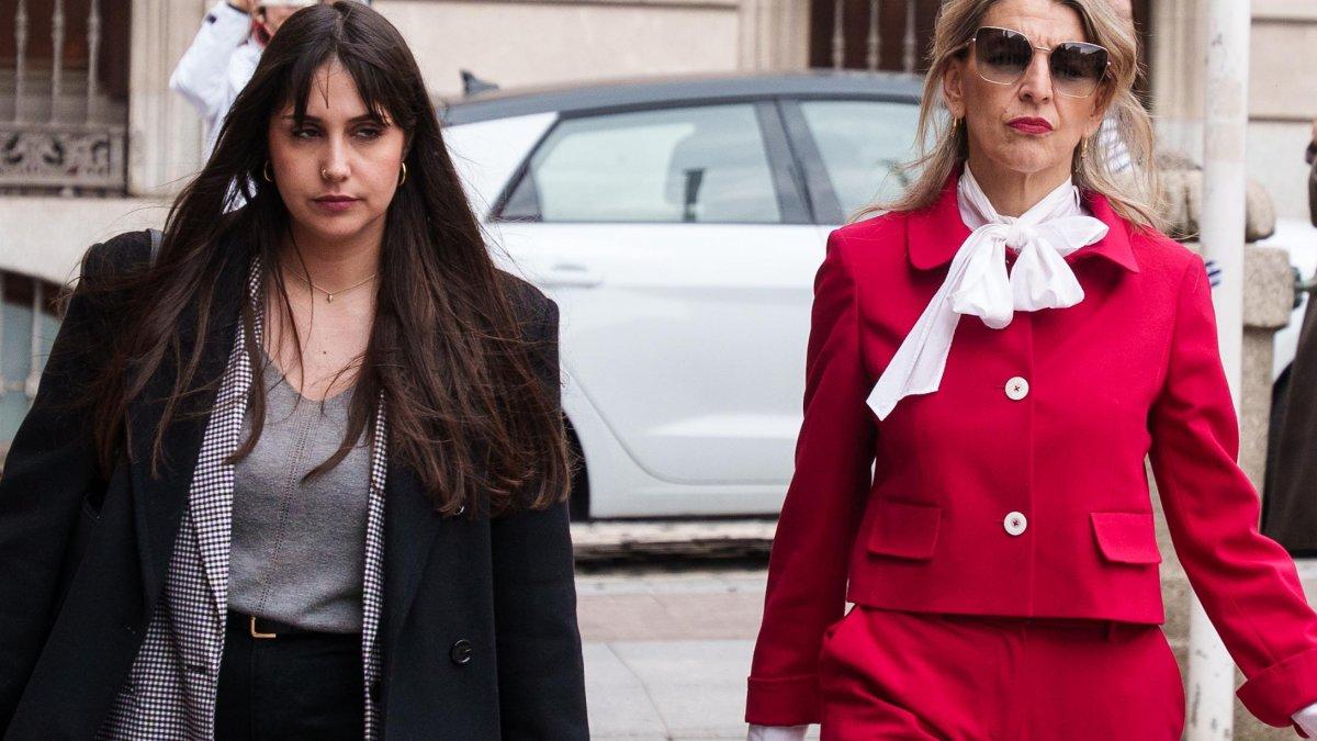 Yolanda Díaz se graba “trabajando” para intentar tapar su escapada a los Oscar