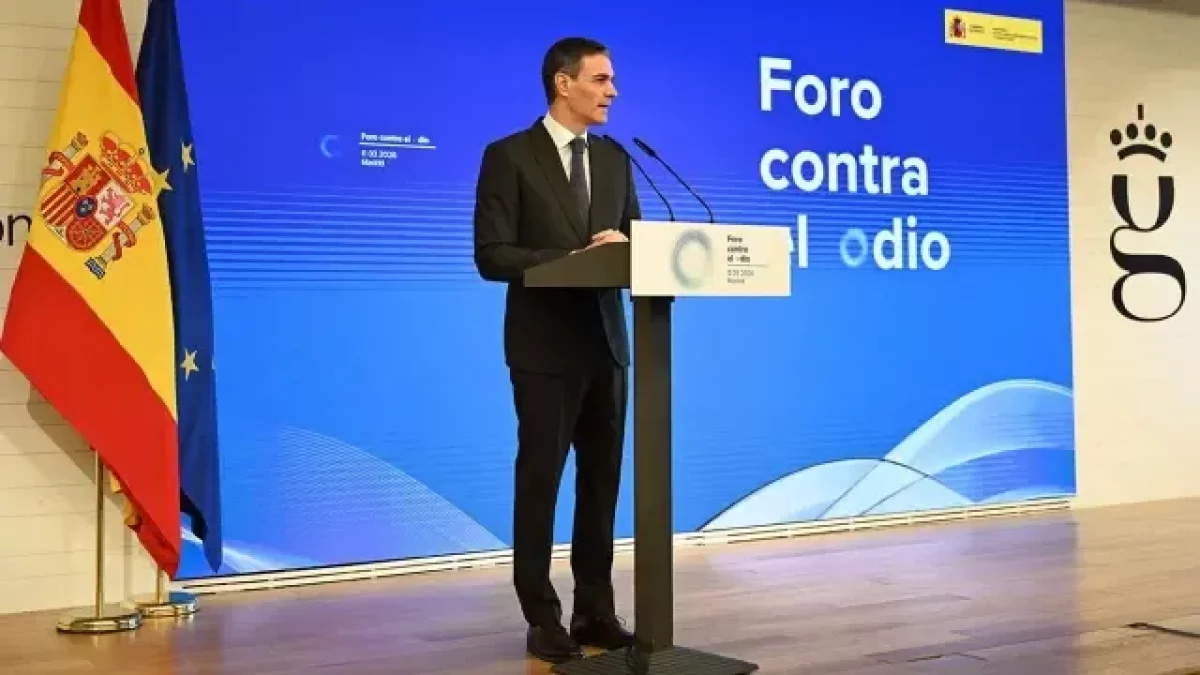 El presidente del Gobierno, Pedro Sánchez