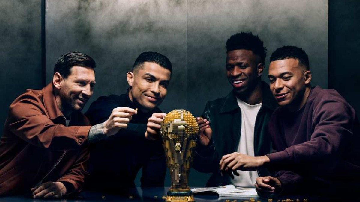 LEGO junta a Cristiano, Messi, Mbappé y Vinicius en un anuncio histórico