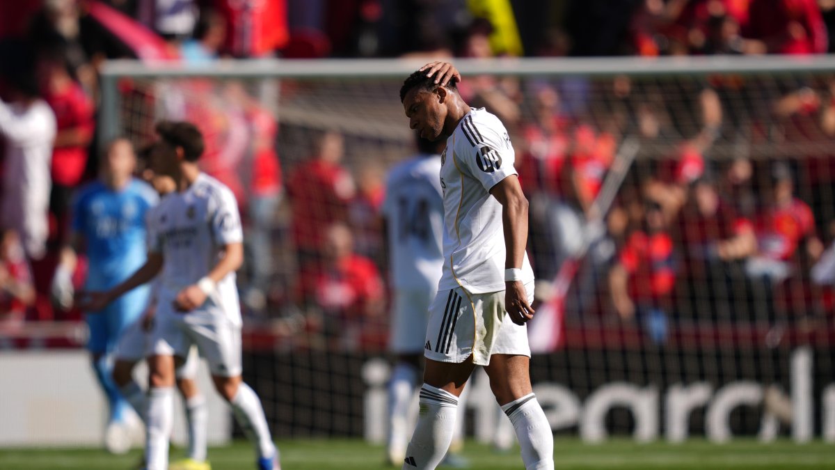 Kylian Mbappe, en el partido ante el Mallorca