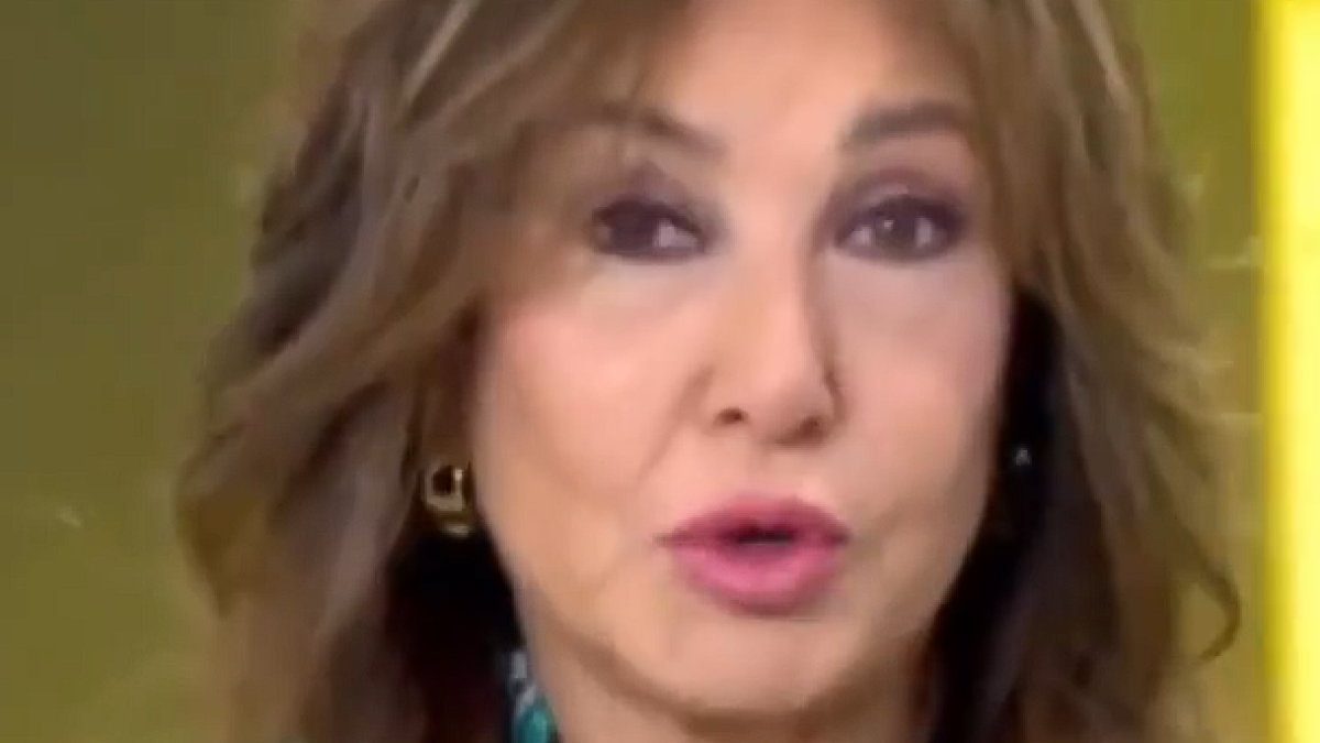 Ana Rosa Quintana en el editorial de su programa en Telecinco