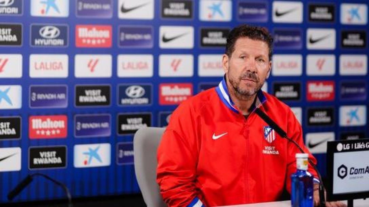 Simeone, sobre la queja del Barça: "Vivimos en Madrid, estamos acostumbrados"