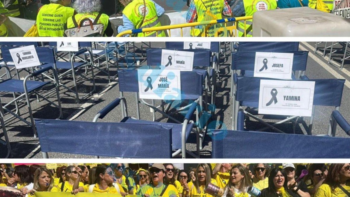 Futuro negro para el Gobierno cercado por las manifestaciones: Adamuz, pensiones y educación toman las calles