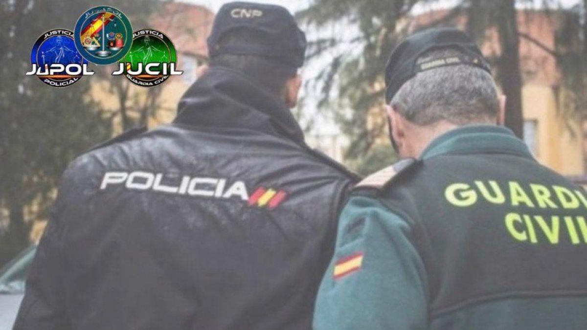 Un Policía Nacional y un Guardia Civil