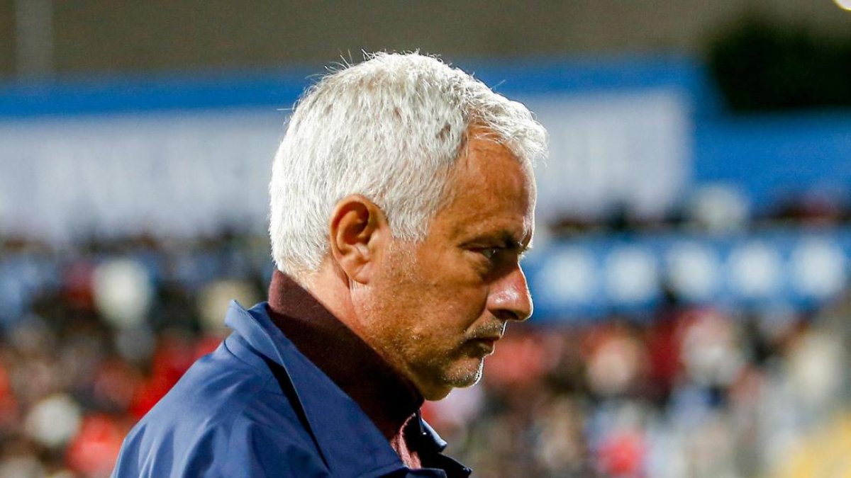 Jose Mourinho, en el partido del Benfica ante el Estoril de este sábado