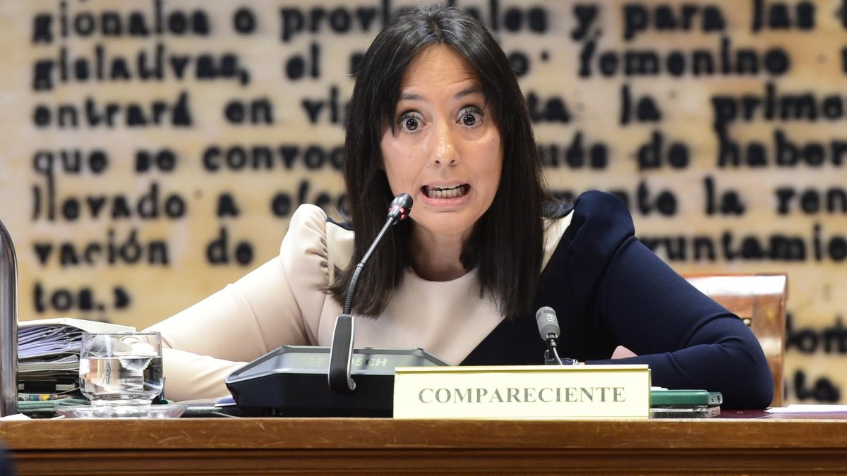 La directora general de la Guardia Civil, Mercedes González Fernández, comparece ante la Comisión de Interior en el Senado.
