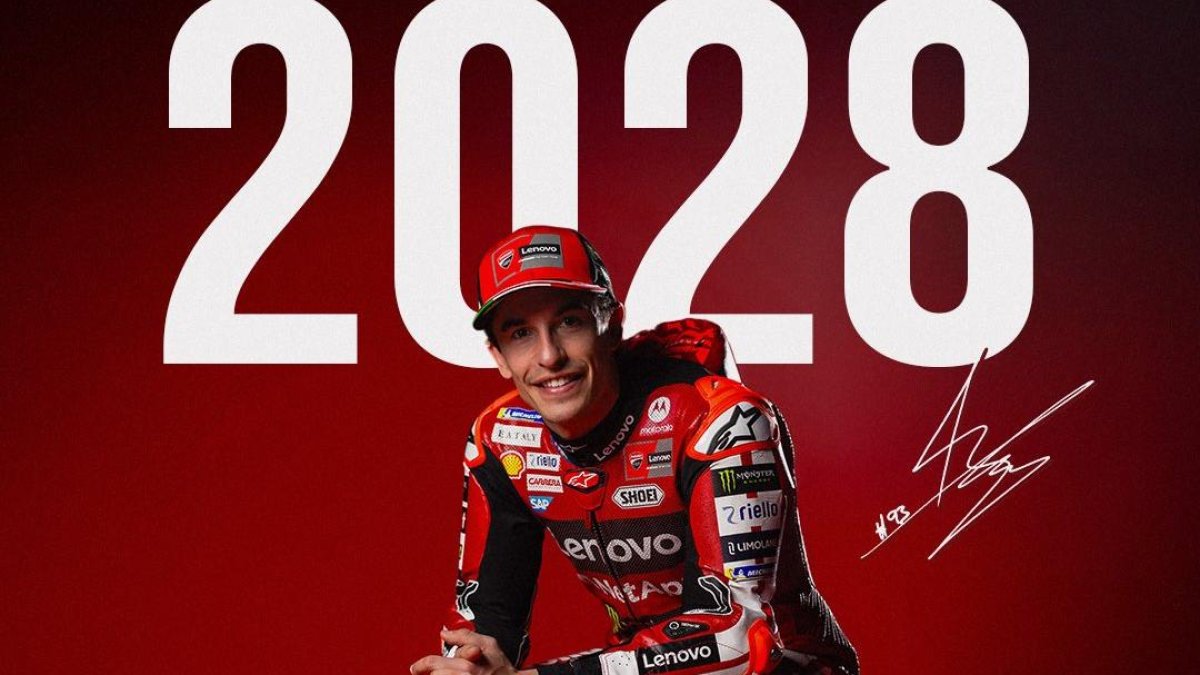 Marc Márquez firma hasta 2028 y Ducati blinda al rey: ahora falta saber si Acosta será su compañero