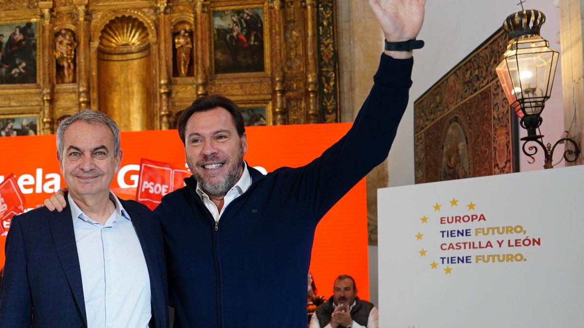José Luis Rodríguez Zapatero y Óscar Puente
