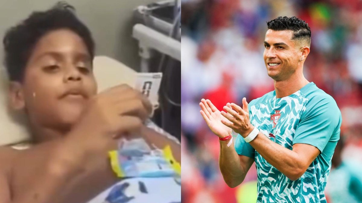 El emotivo gesto de Cristiano Ronaldo con Andrés, un niño que lo perdió todo en los terremotos de Venezuela