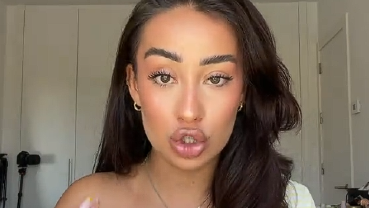 Marina Rivers en un comunicado de TikTok