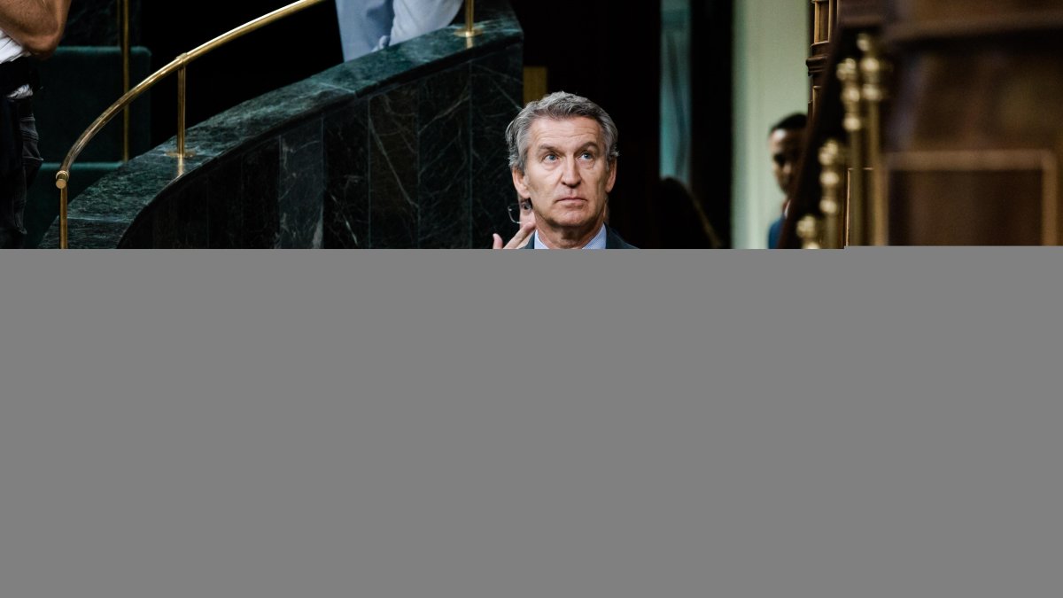 El presidente del Partido Popular, Alberto Nuñez Feijóo