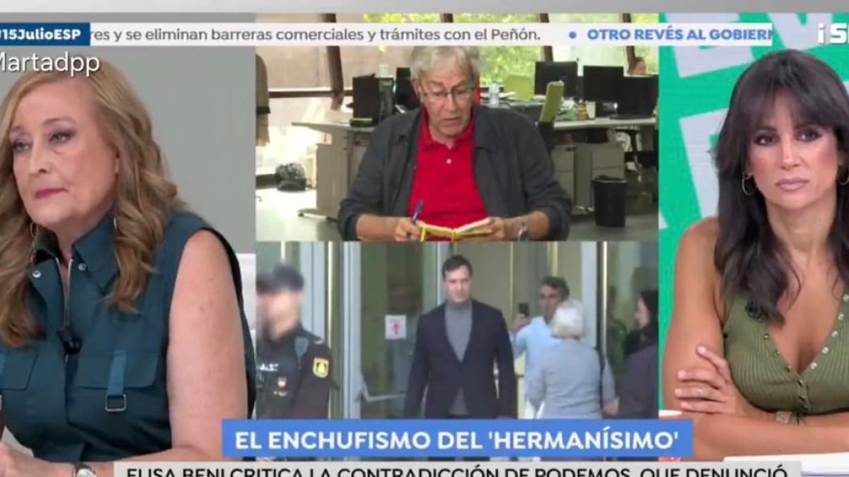 Otra fuga televisiva: Toni Bolaño insulta a Elisa Beni, se hace el ofendido y abandona el directo