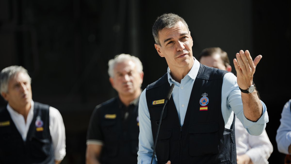 El presidente del Gobierno, Pedro Sánchez