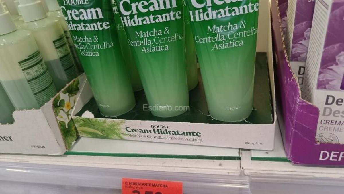Crema corporal hidratante Double Matcha y Centella Asiática Deliplus