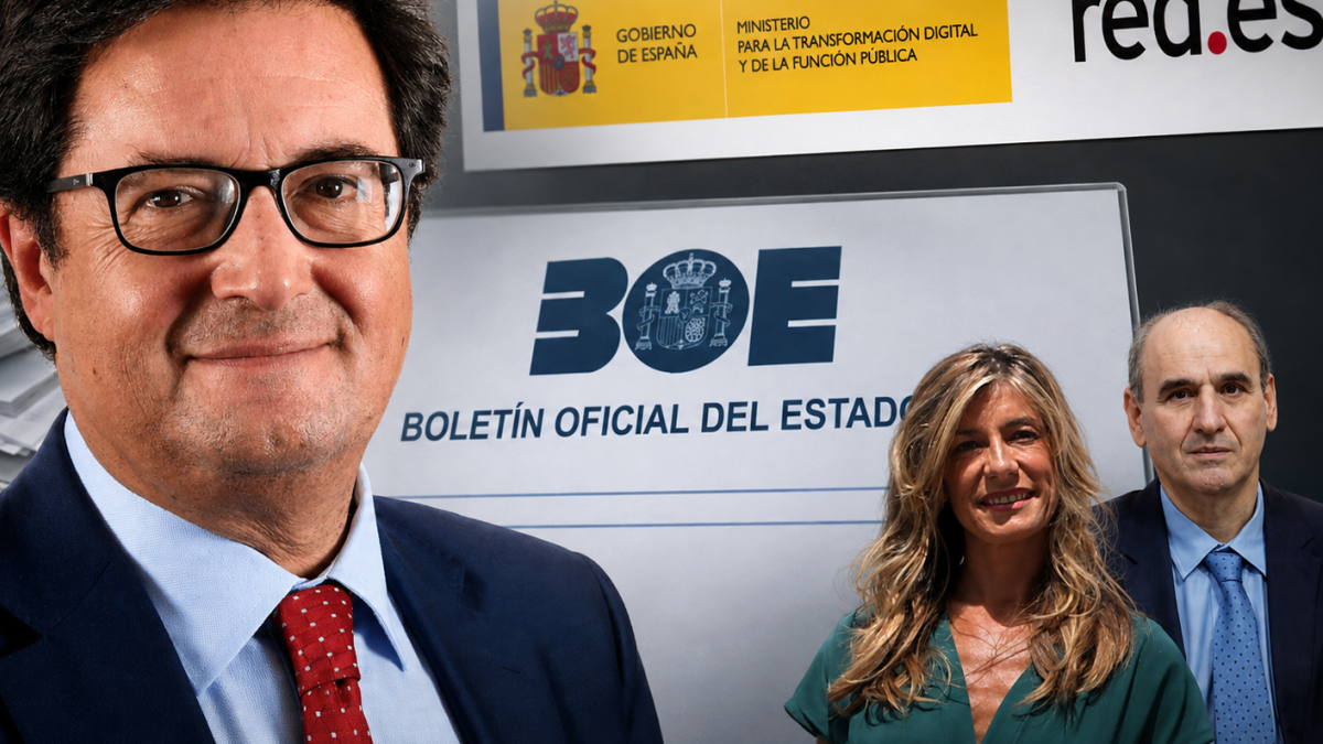 Óscar López, Begoña Gómez y Barrabés